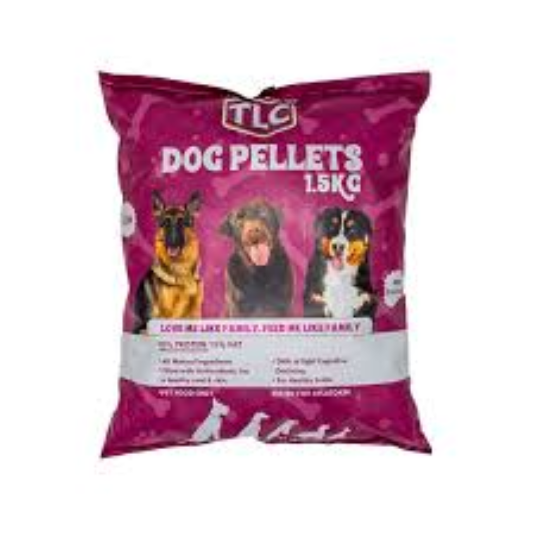 TLC DOG PELLETS BEEF 1.5KG